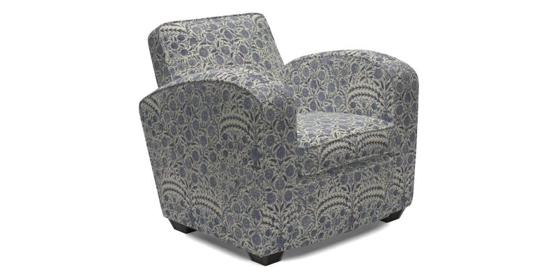 Montmartre Chair in V&A Brompton Collection Ikat Morning Blue