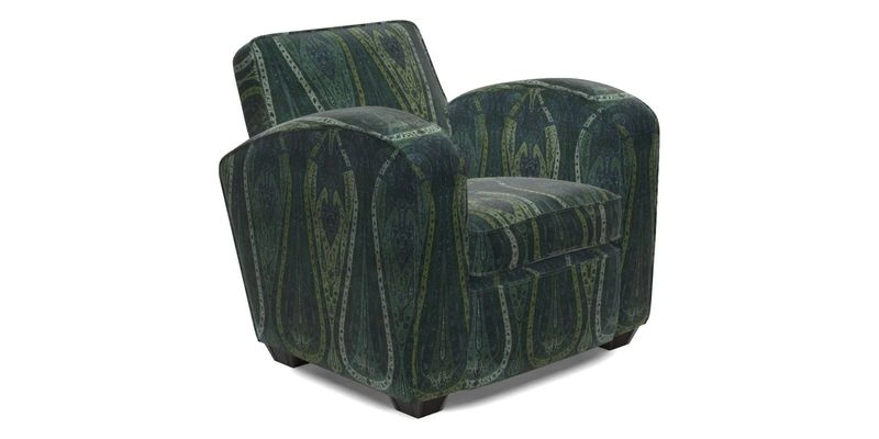 Montmartre Chair in V&A Brompton Collection Ikat Morning Blue