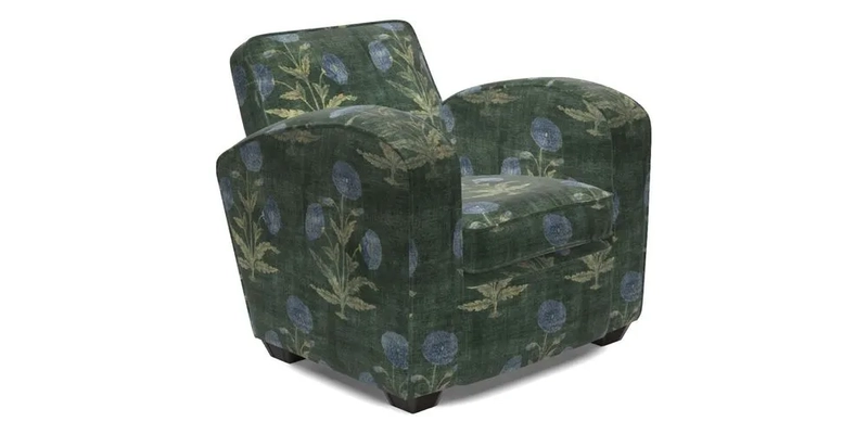 Montmartre Chair in V&A Brompton Collection Ikat Morning Blue