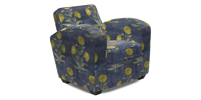 Montmartre Chair in V&A Brompton Collection Ikat Morning Blue