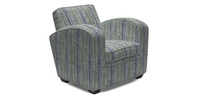 Montmartre Chair in V&A Brompton Collection Ikat Morning Blue