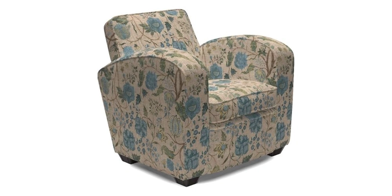 Montmartre Chair in V&A Brompton Collection Ikat Morning Blue