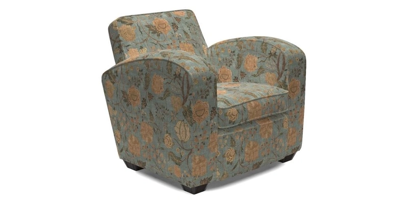 Montmartre Chair in V&A Brompton Collection Ikat Morning Blue