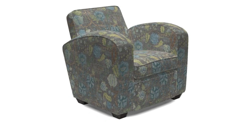 Montmartre Chair in V&A Brompton Collection Ikat Morning Blue