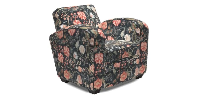 Montmartre Chair in V&A Brompton Collection Ikat Morning Blue