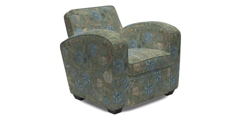 Montmartre Chair in V&A Brompton Collection Ikat Morning Blue