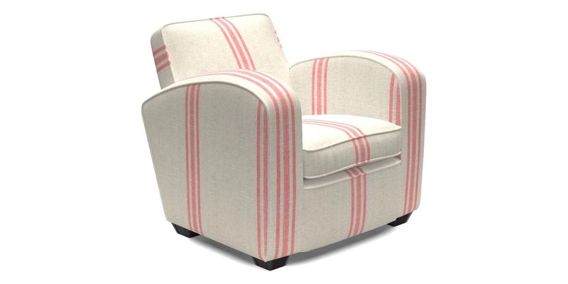 Montmartre Chair in V&A Brompton Collection Ikat Morning Blue