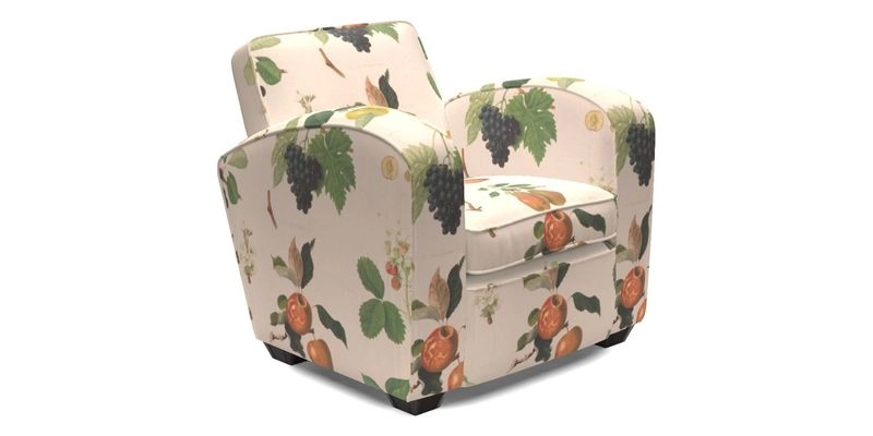 Montmartre Chair in V&A Brompton Collection Ikat Morning Blue