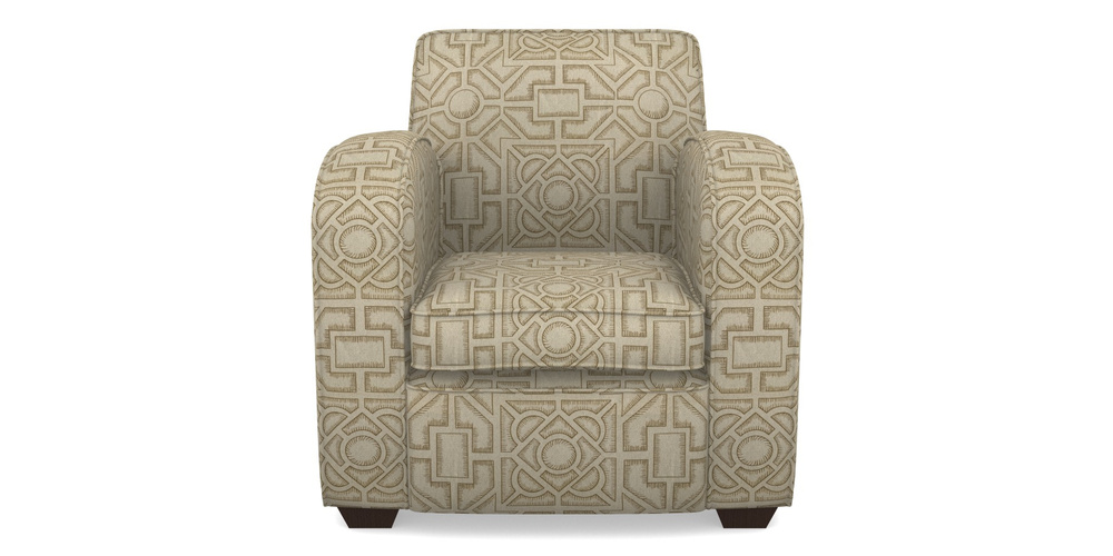 Product photograph of Montmartre Chair In Rhs Collection - Large Knot Garden Linen - Gold from Sofas and Stuff Limited