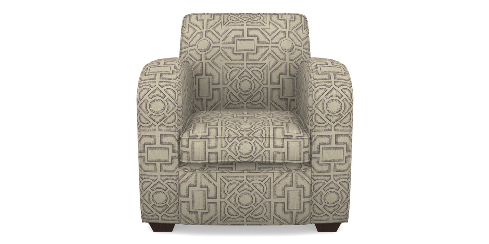 Product photograph of Montmartre Chair In Rhs Collection - Large Knot Garden Linen - Grey from Sofas and Stuff Limited