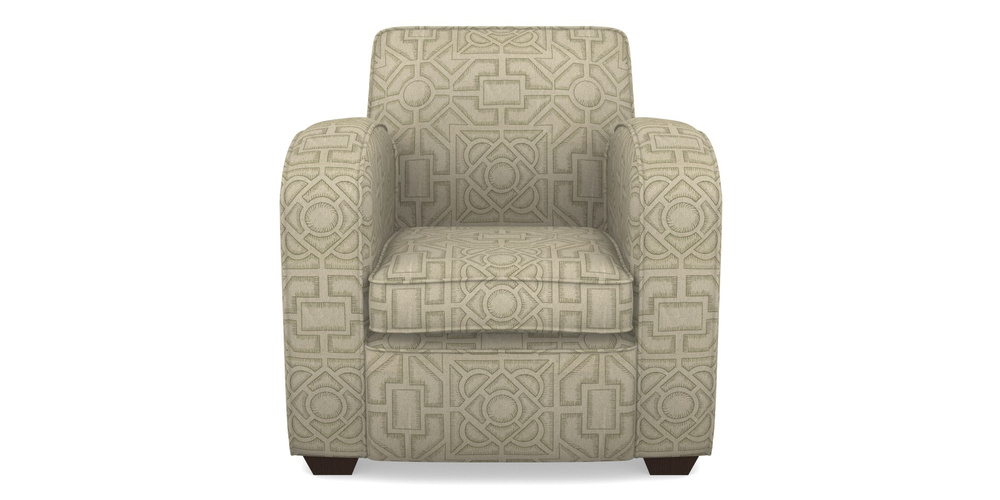 Product photograph of Montmartre Chair In Rhs Collection - Large Knot Garden Linen - Pistachio from Sofas and Stuff Limited