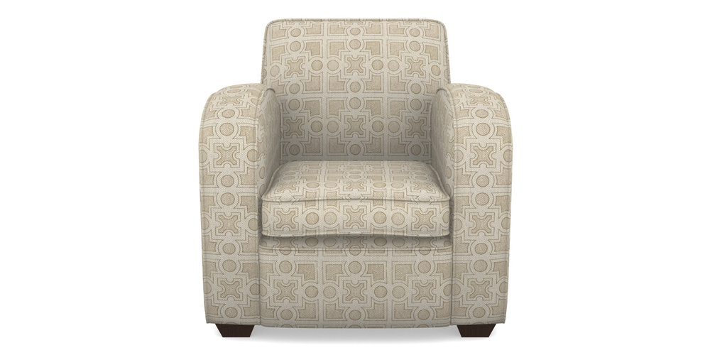 Product photograph of Montmartre Chair In Rhs Collection - Small Knot Garden Cotton Weave - Gold from Sofas and Stuff Limited