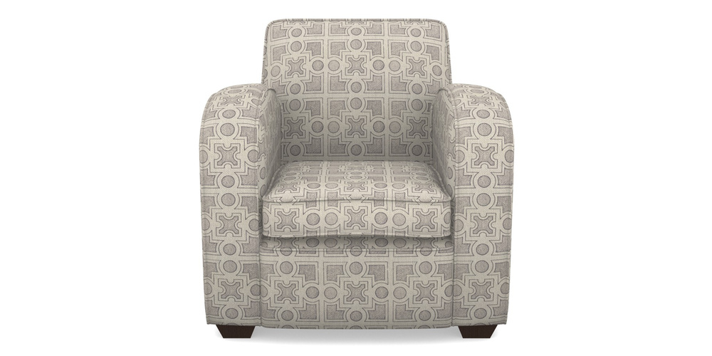 Product photograph of Montmartre Chair In Rhs Collection - Small Knot Garden Cotton Weave - Grey from Sofas and Stuff Limited