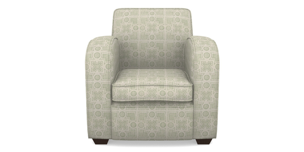 Product photograph of Montmartre Chair In Rhs Collection - Small Knot Garden Cotton Weave - Pistachio from Sofas and Stuff Limited