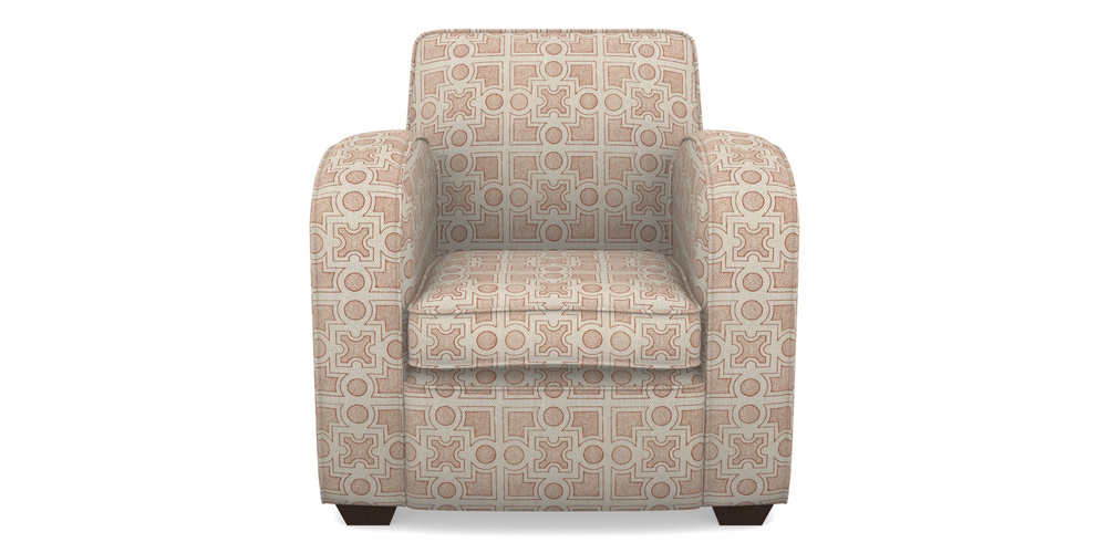 Product photograph of Montmartre Chair In Rhs Collection - Small Knot Garden Cotton Weave - Terracotta from Sofas and Stuff Limited