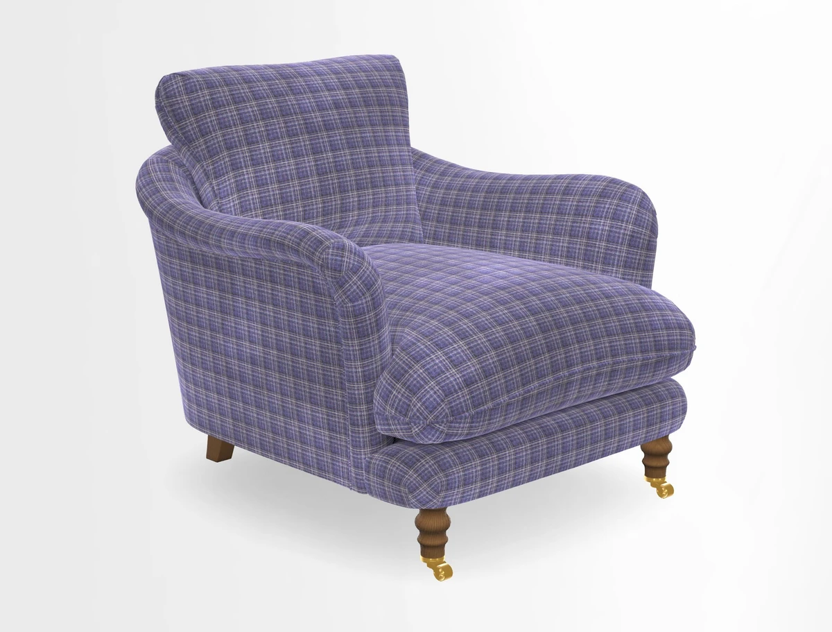 V&A Collection Pugin Chair in Two Tone Plain Biscuit