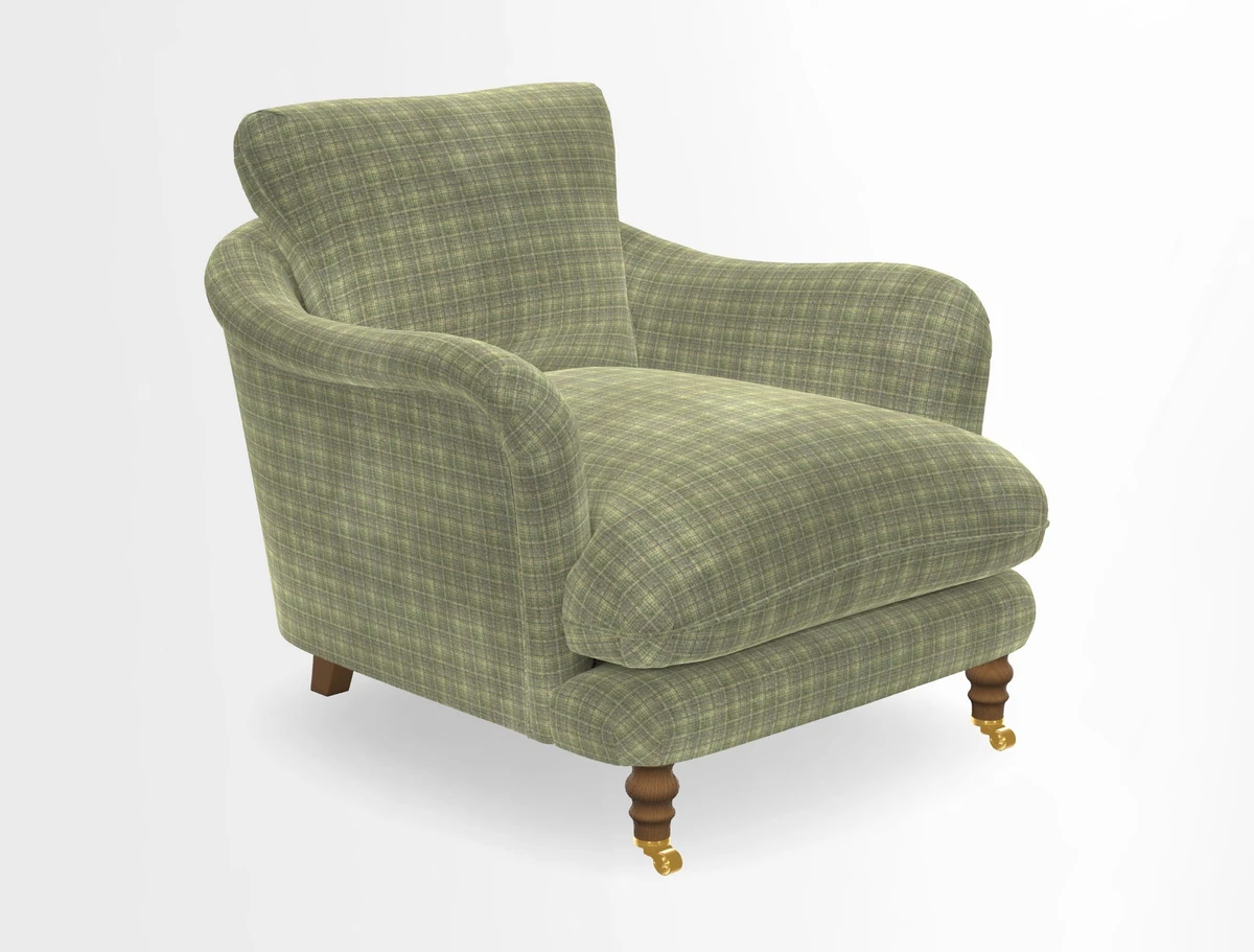 V&A Collection Pugin Chair in Two Tone Plain Biscuit