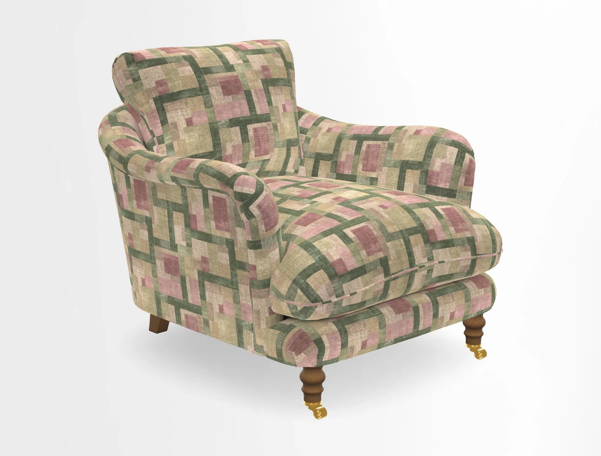 V&A Collection Pugin Chair in Two Tone Plain Biscuit
