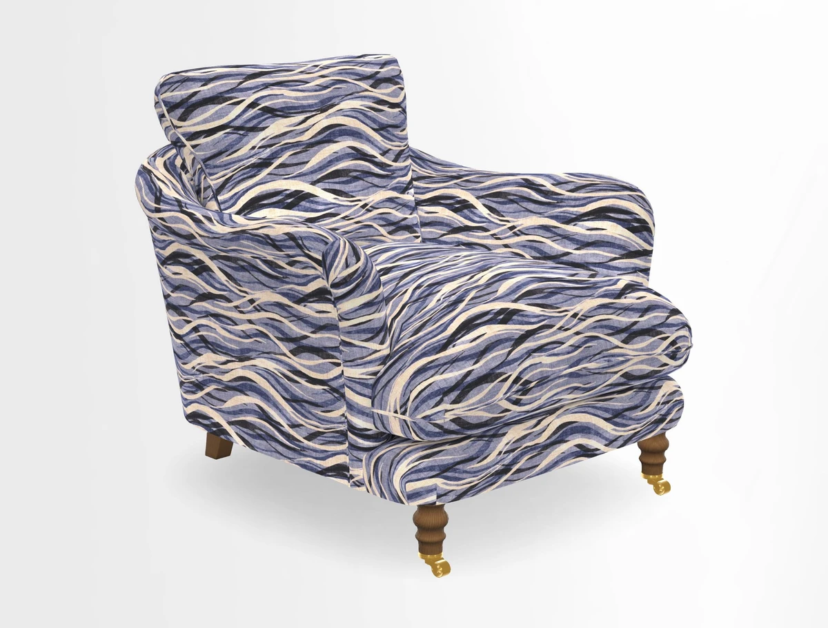 V&A Collection Pugin Chair in Two Tone Plain Biscuit