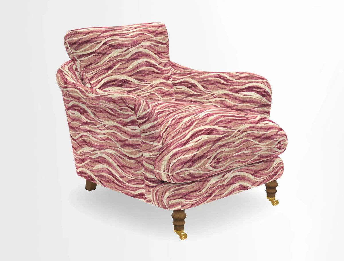 V&A Collection Pugin Chair in Two Tone Plain Biscuit
