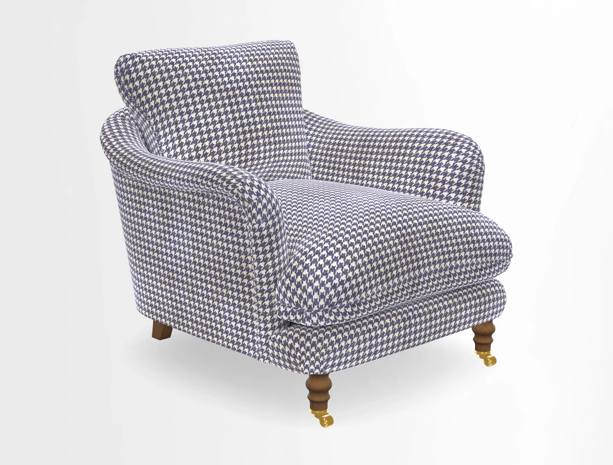 V&A Collection Pugin Chair in Two Tone Plain Biscuit