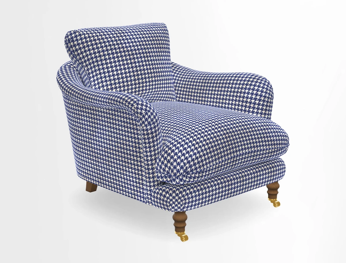 V&A Collection Pugin Chair in Two Tone Plain Biscuit