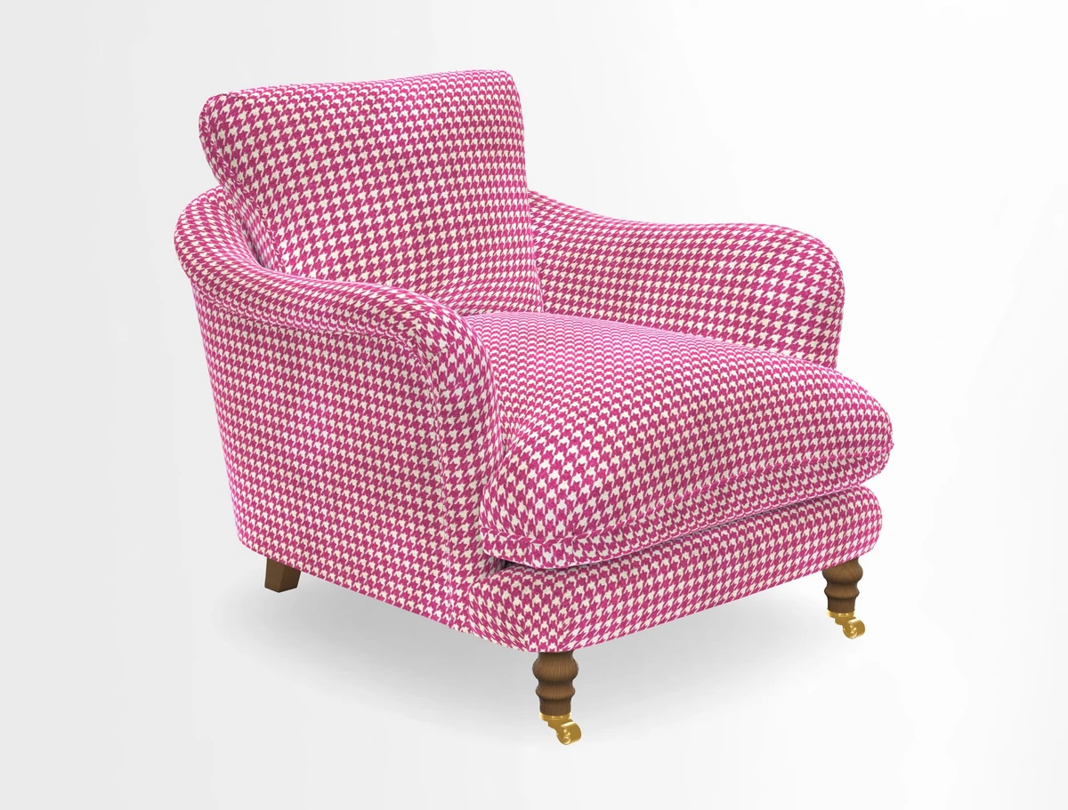 V&A Collection Pugin Chair in Two Tone Plain Biscuit