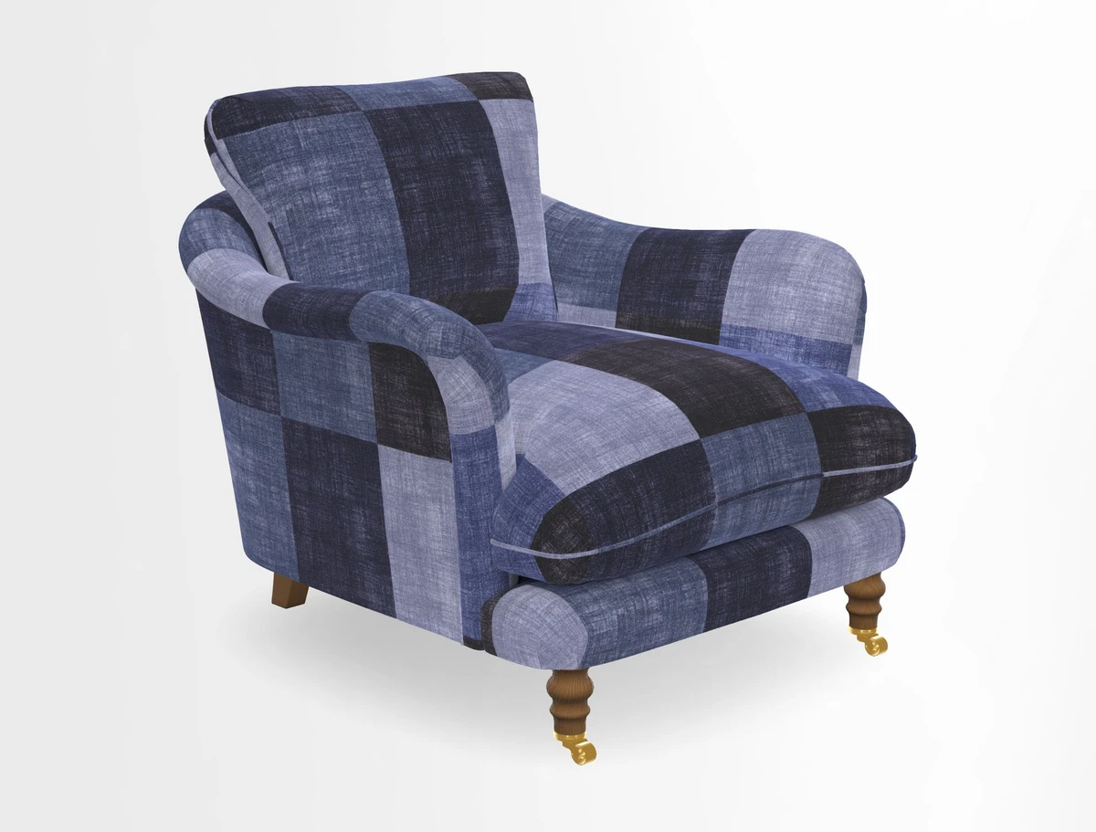 V&A Collection Pugin Chair in Two Tone Plain Biscuit