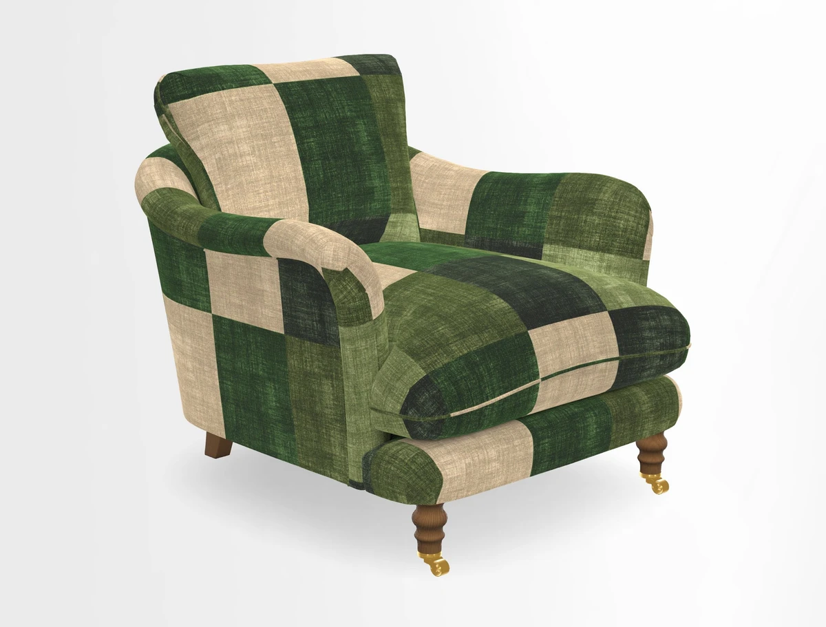 V&A Collection Pugin Chair in Two Tone Plain Biscuit
