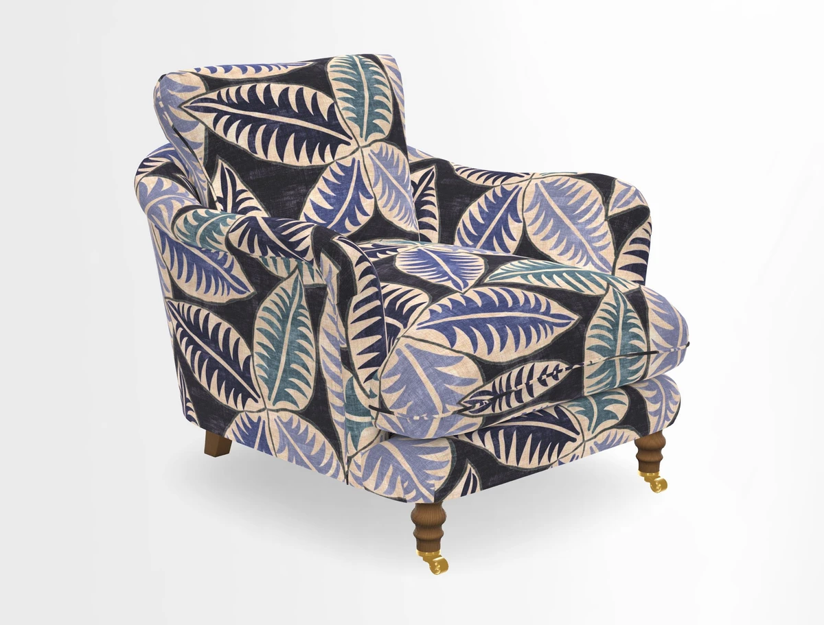 V&A Collection Pugin Chair in Two Tone Plain Biscuit