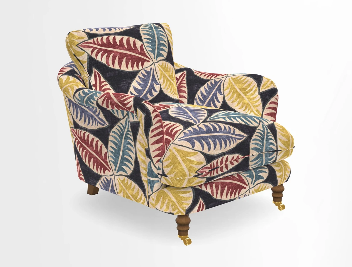 V&A Collection Pugin Chair in Two Tone Plain Biscuit