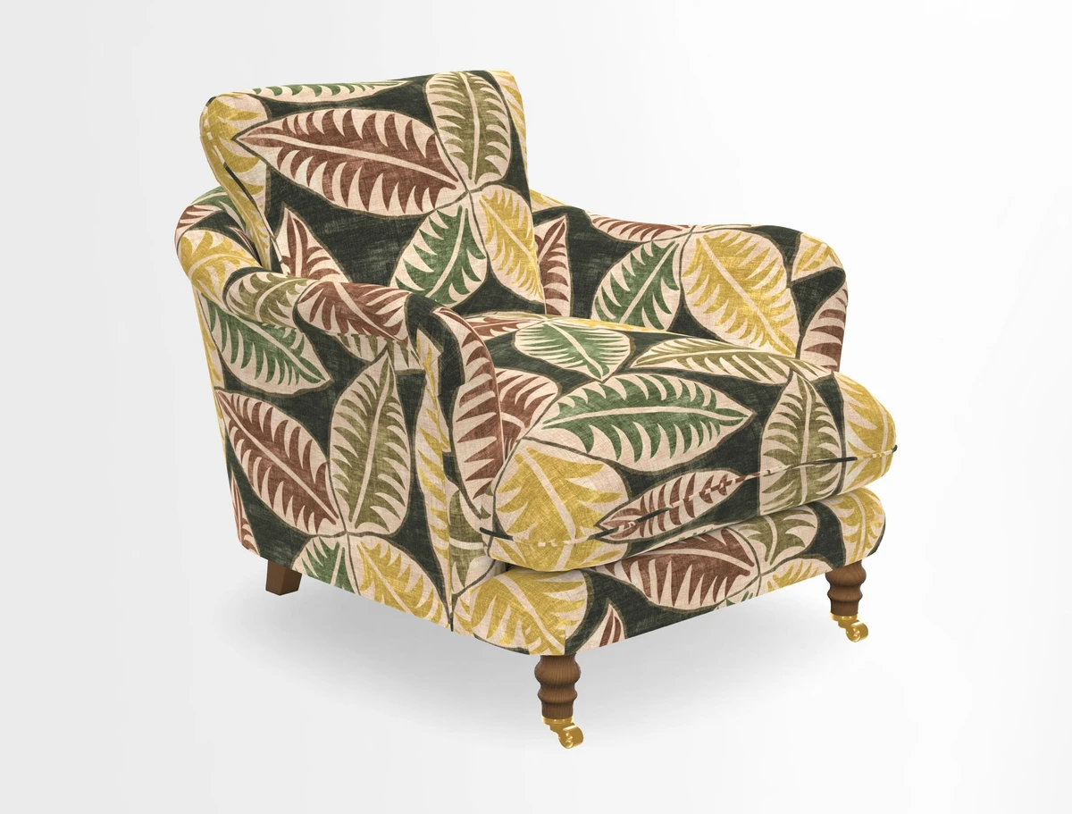 V&A Collection Pugin Chair in Two Tone Plain Biscuit