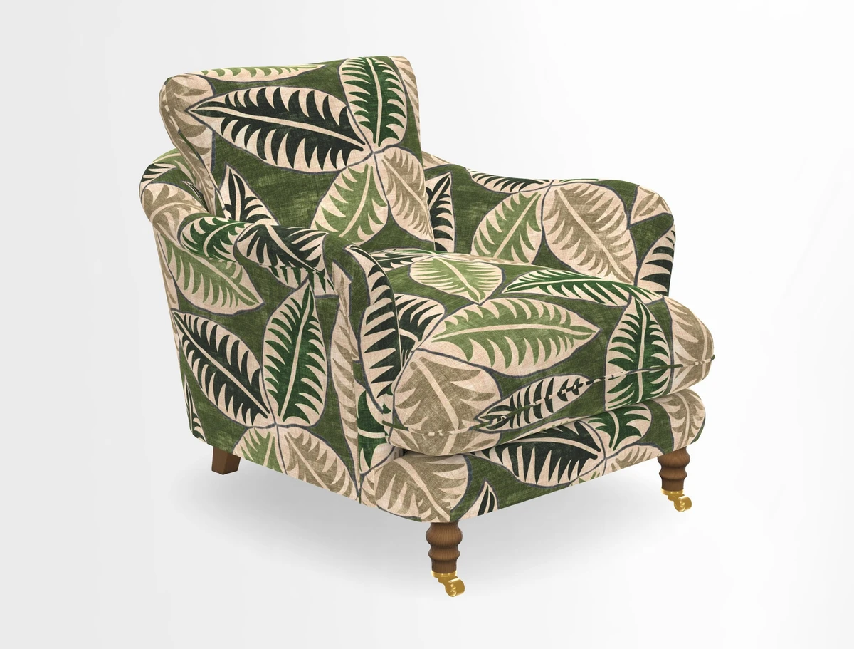 V&A Collection Pugin Chair in Two Tone Plain Biscuit