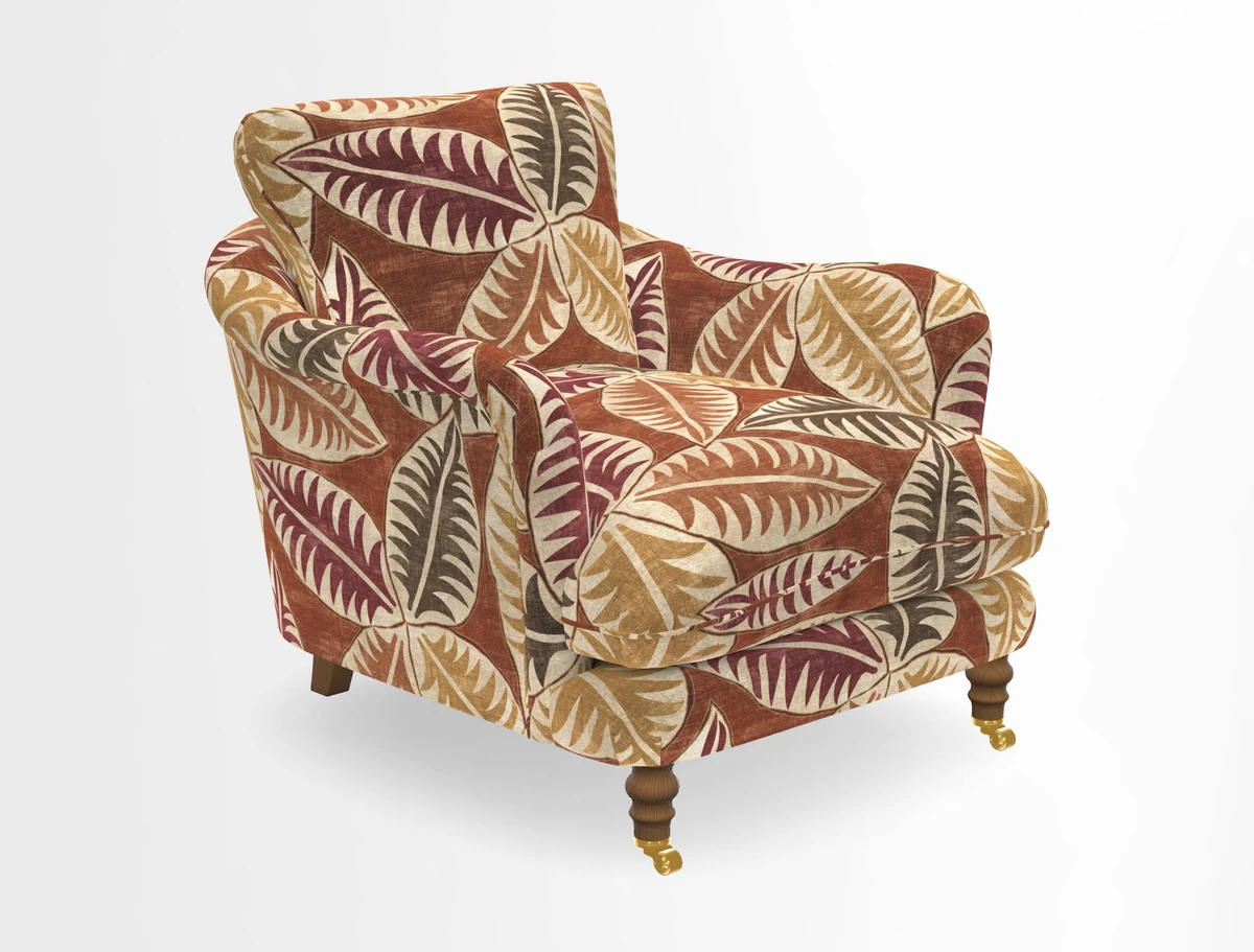V&A Collection Pugin Chair in Two Tone Plain Biscuit