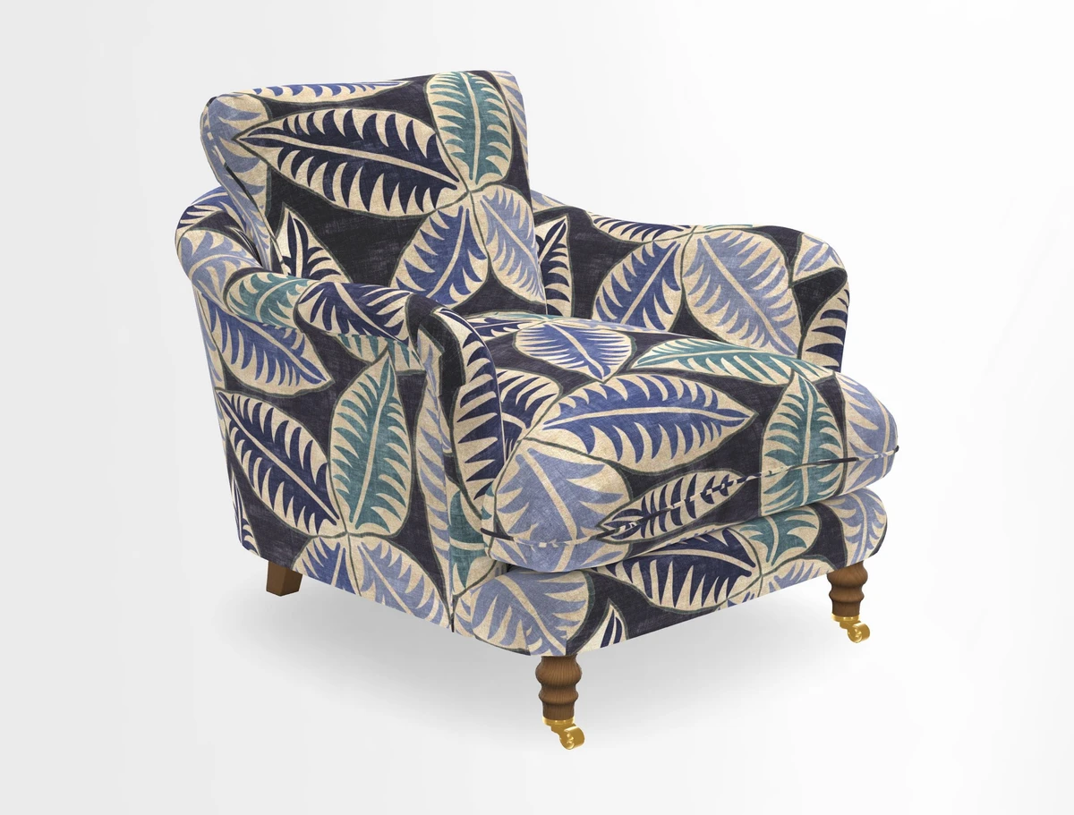 V&A Collection Pugin Chair in Two Tone Plain Biscuit