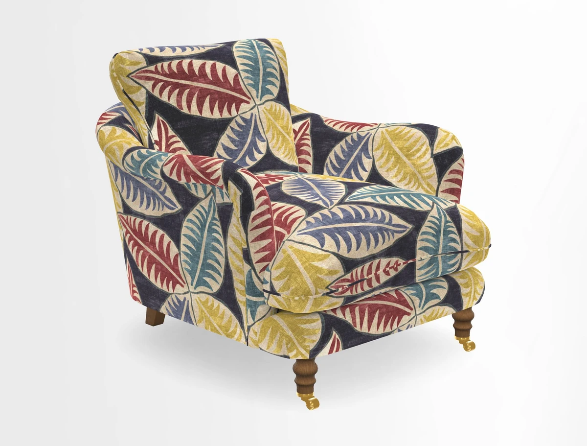 V&A Collection Pugin Chair in Two Tone Plain Biscuit