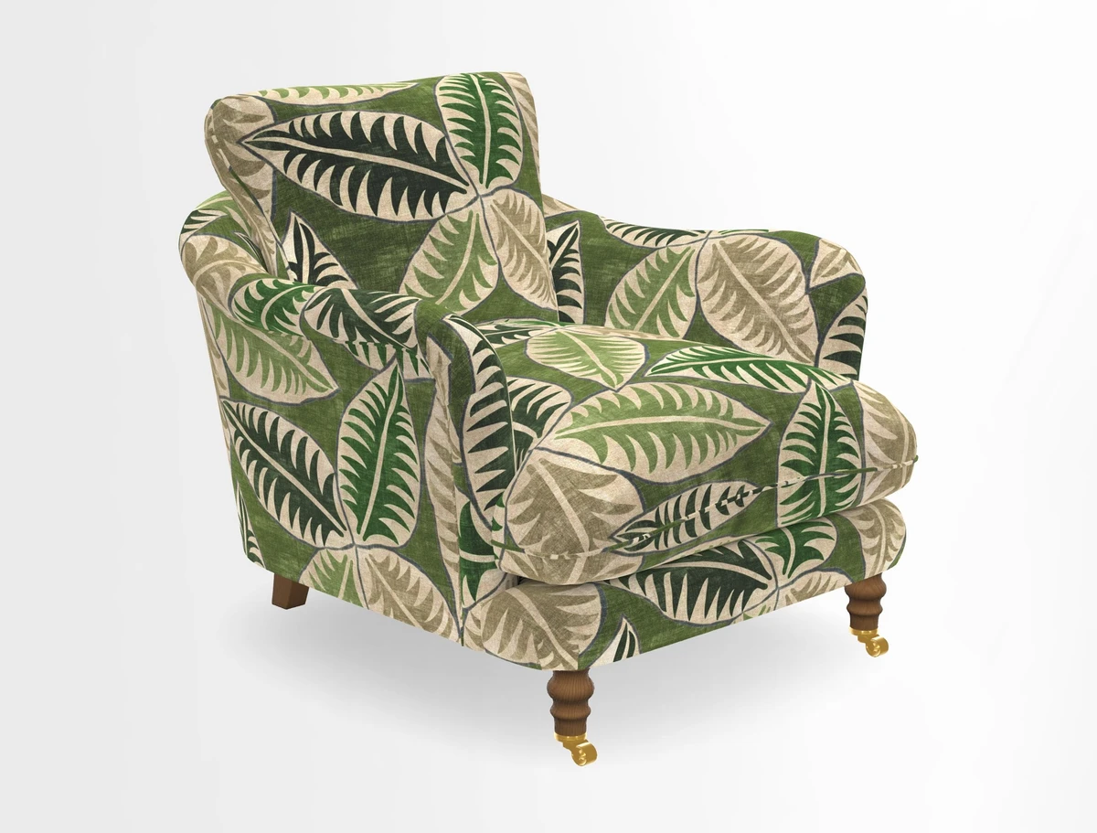 V&A Collection Pugin Chair in Two Tone Plain Biscuit