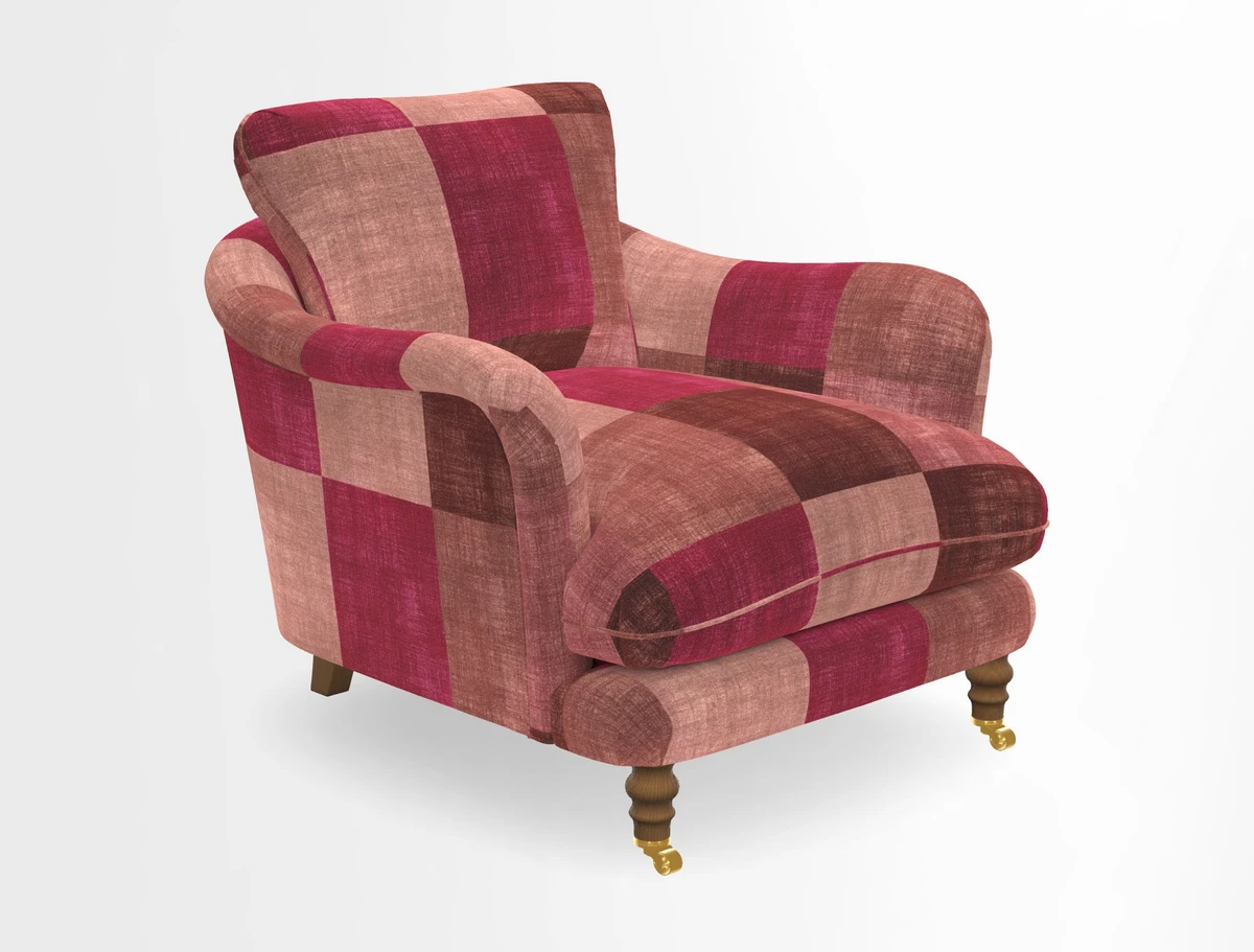 V&A Collection Pugin Chair in Two Tone Plain Biscuit