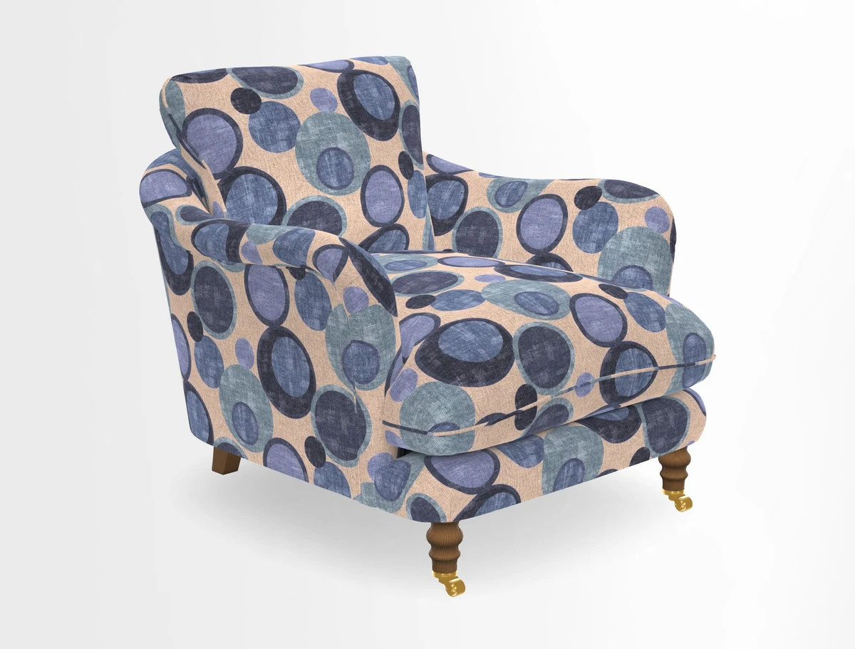 V&A Collection Pugin Chair in Two Tone Plain Biscuit