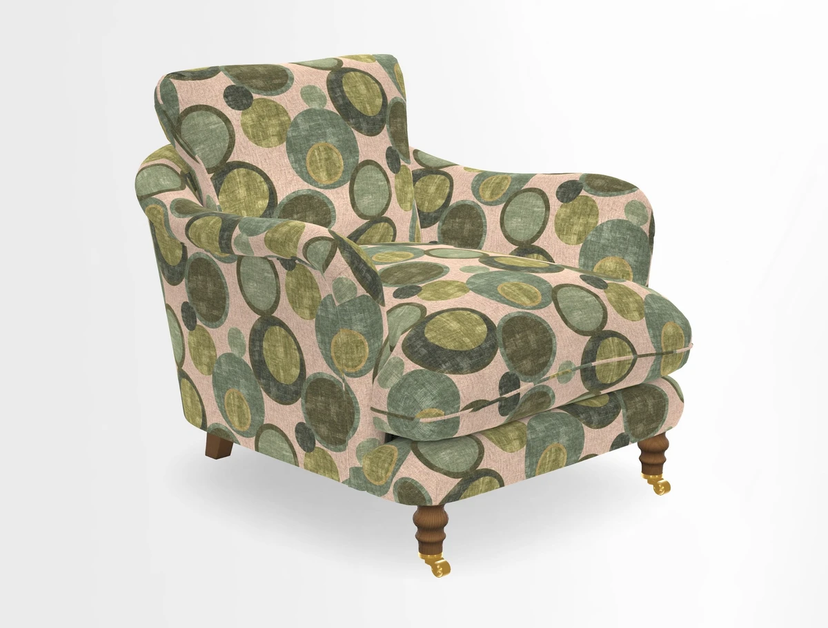 V&A Collection Pugin Chair in Two Tone Plain Biscuit