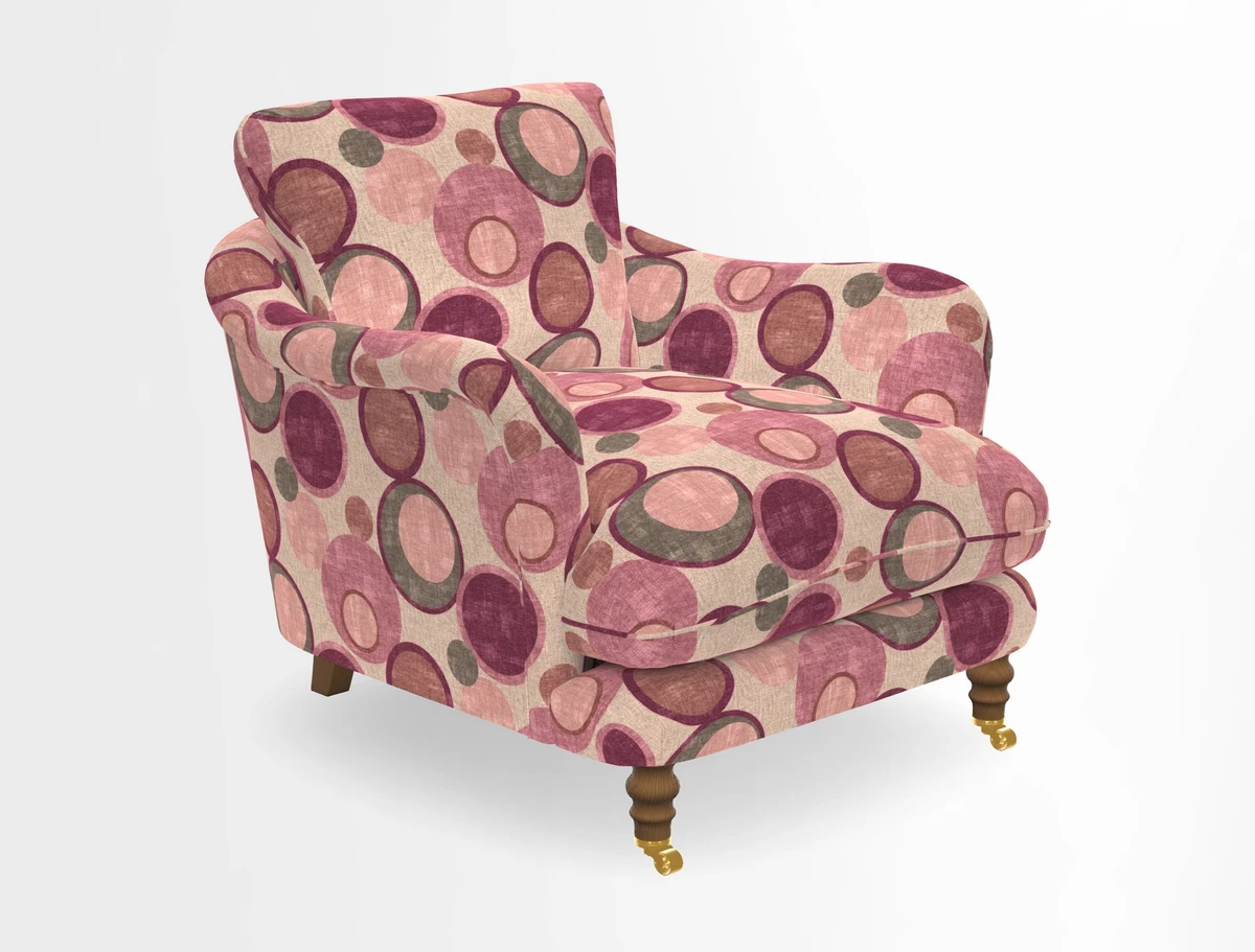 V&A Collection Pugin Chair in Two Tone Plain Biscuit