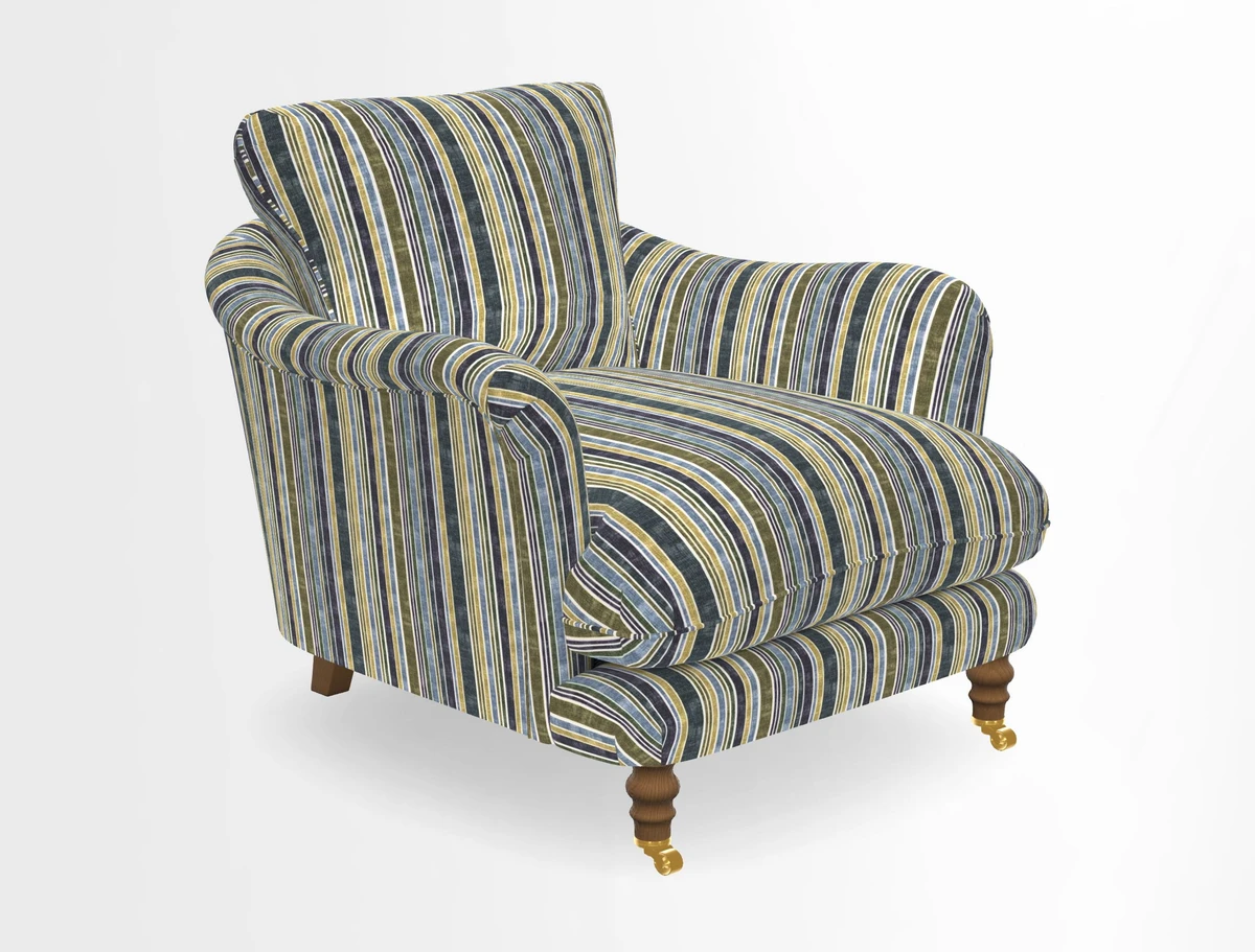 V&A Collection Pugin Chair in Two Tone Plain Biscuit