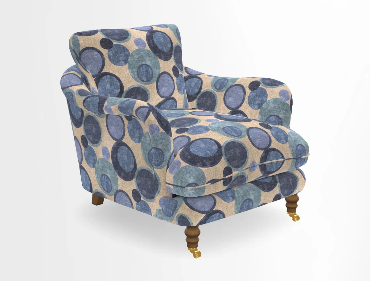 V&A Collection Pugin Chair in Two Tone Plain Biscuit