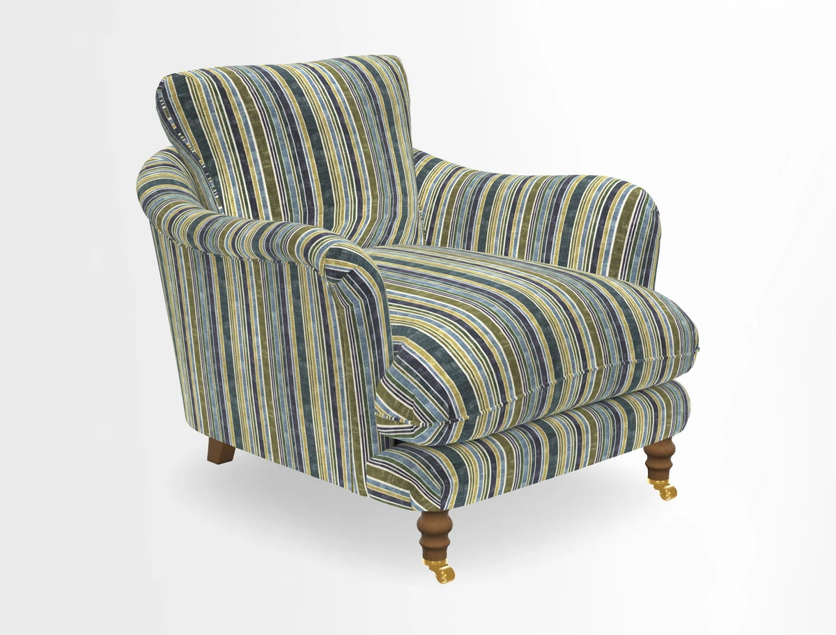 V&A Collection Pugin Chair in Two Tone Plain Biscuit