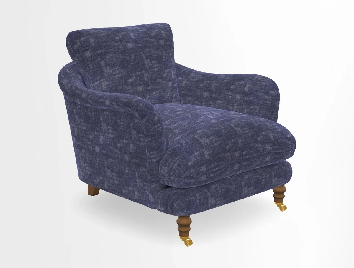V&A Collection Pugin Chair in Two Tone Plain Biscuit