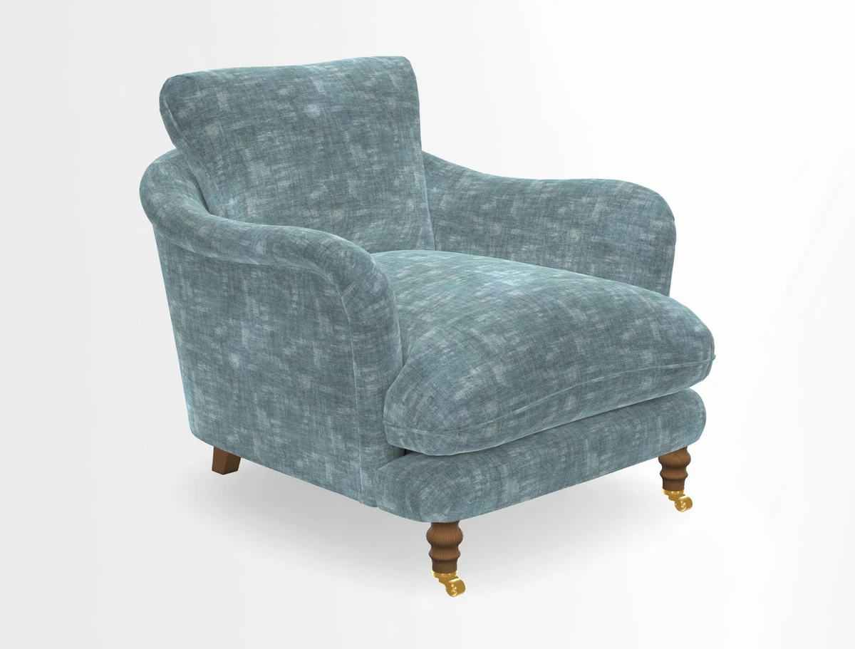 V&A Collection Pugin Chair in Two Tone Plain Biscuit