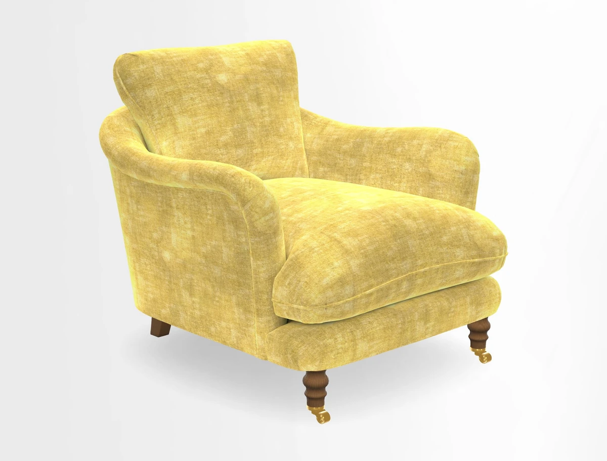 V&A Collection Pugin Chair in Two Tone Plain Biscuit