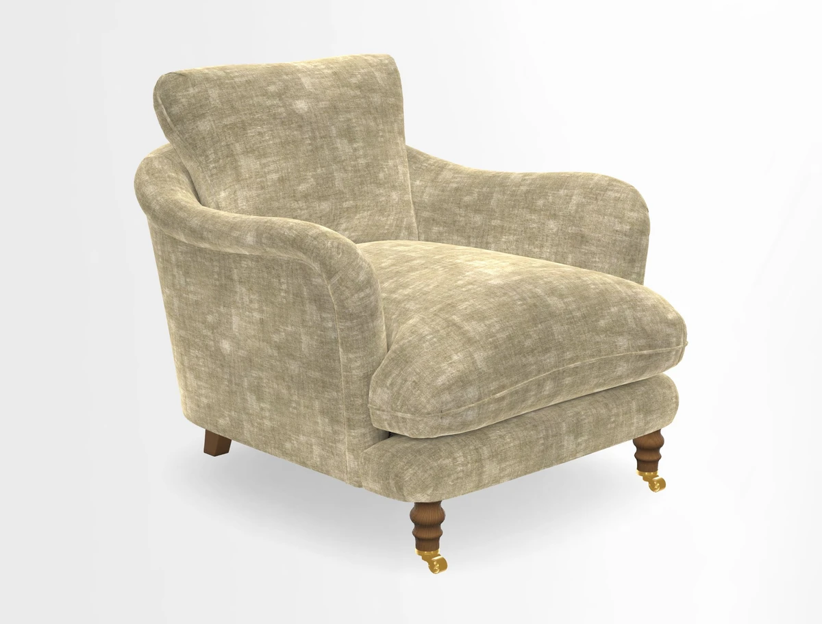 V&A Collection Pugin Chair in Two Tone Plain Biscuit