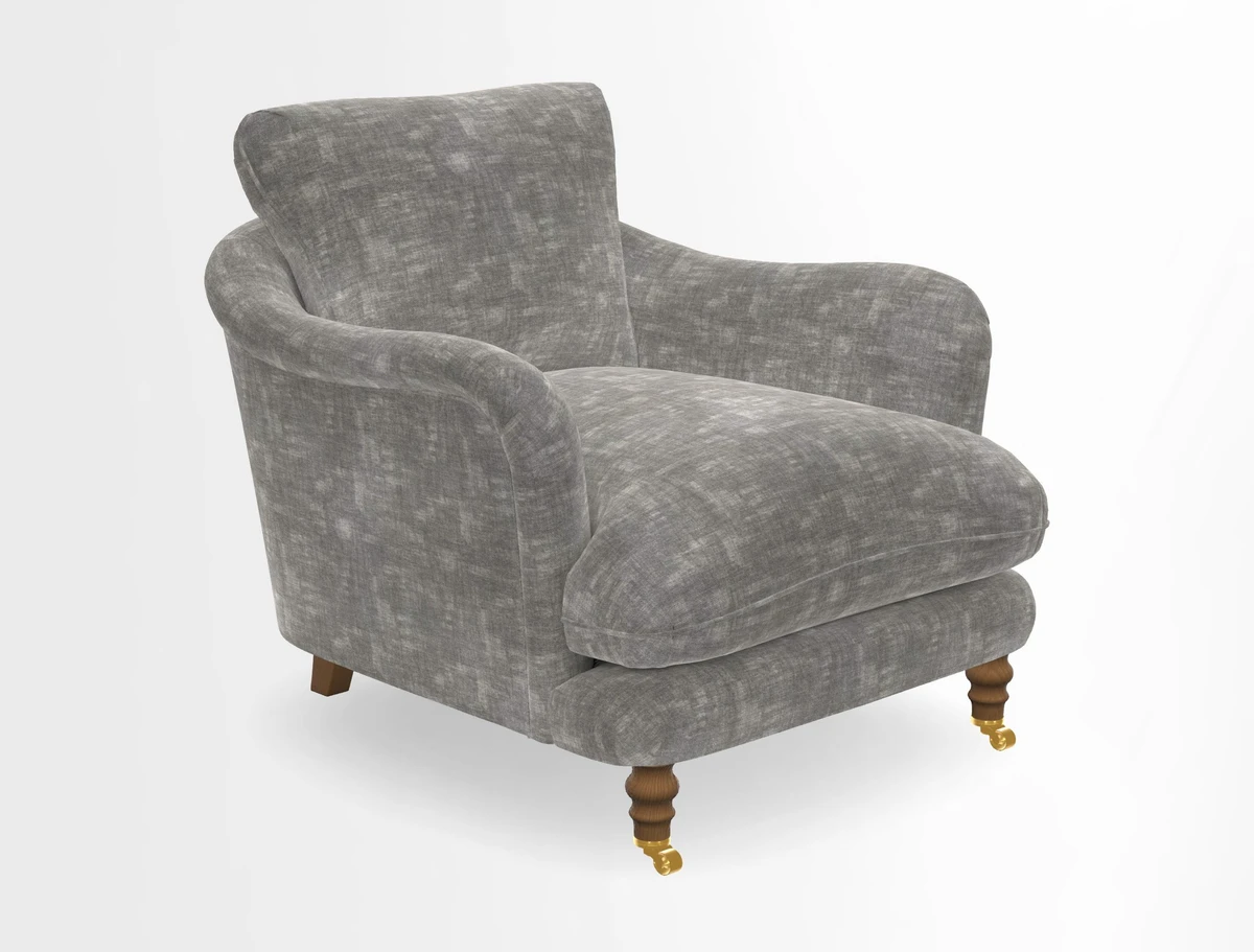 V&A Collection Pugin Chair in Two Tone Plain Biscuit