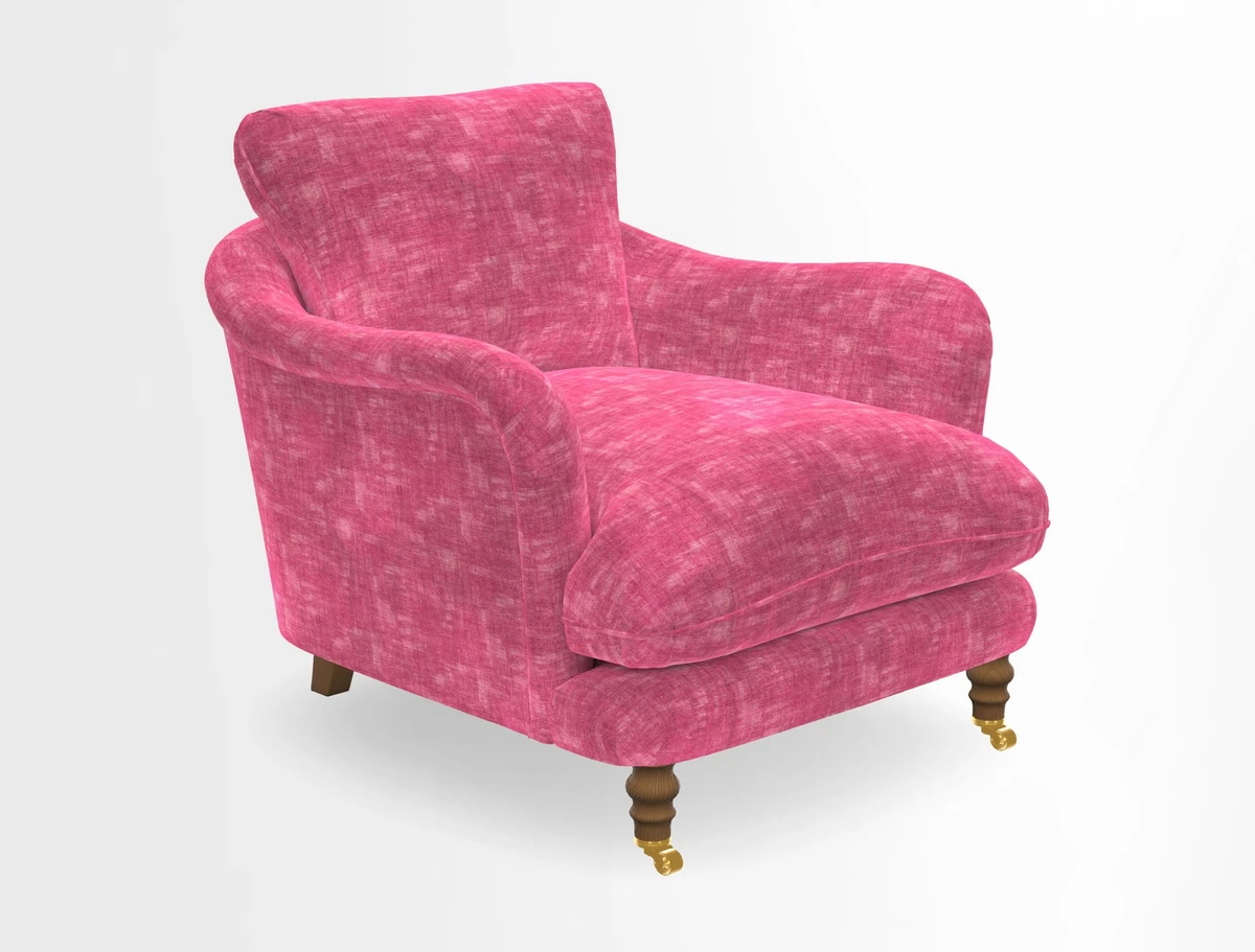 V&A Collection Pugin Chair in Two Tone Plain Biscuit